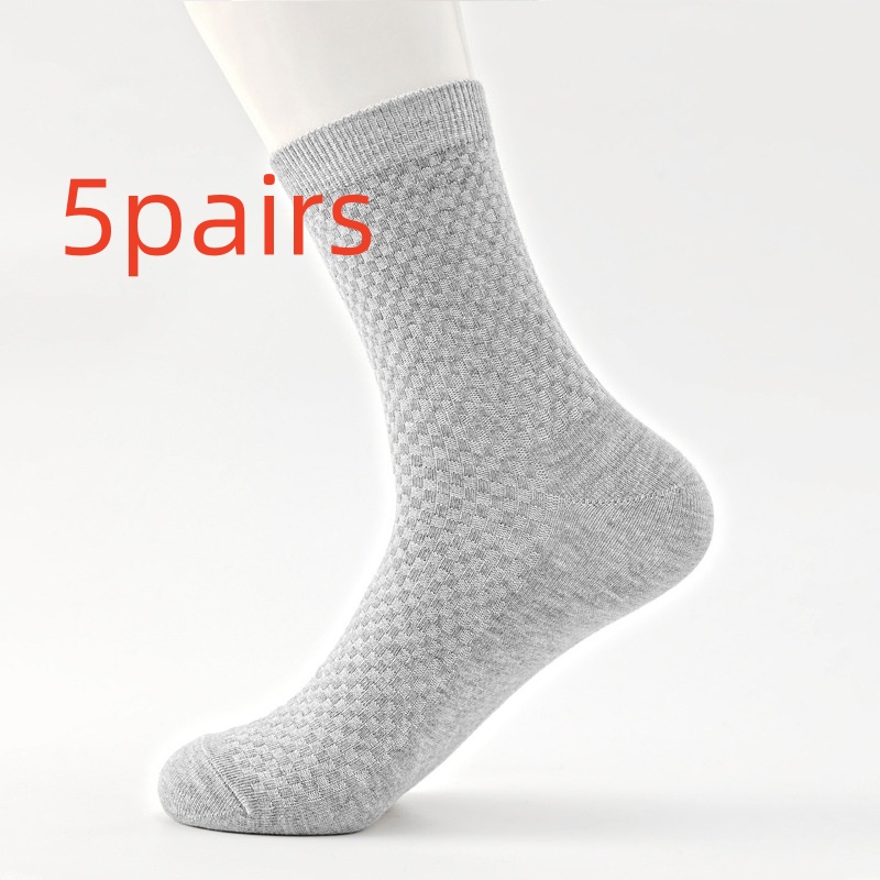 Casual Soft And Breathable Black Long Socksversatile For All Seasons photo 7