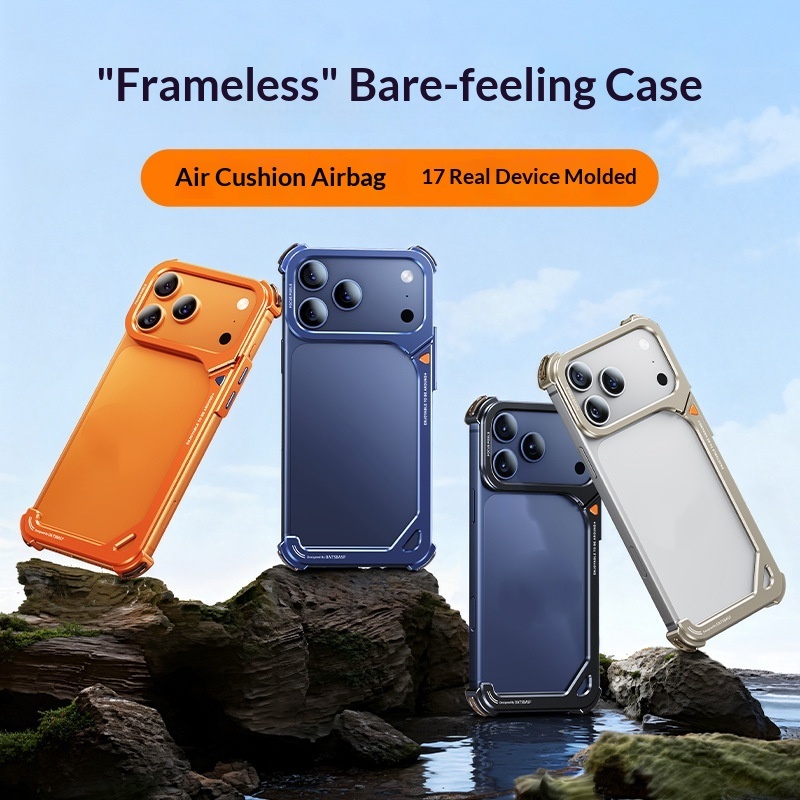 9-character Case, Compatible Metal Phone Case With Lens Holder And Airbag For Drop Protection photo 1