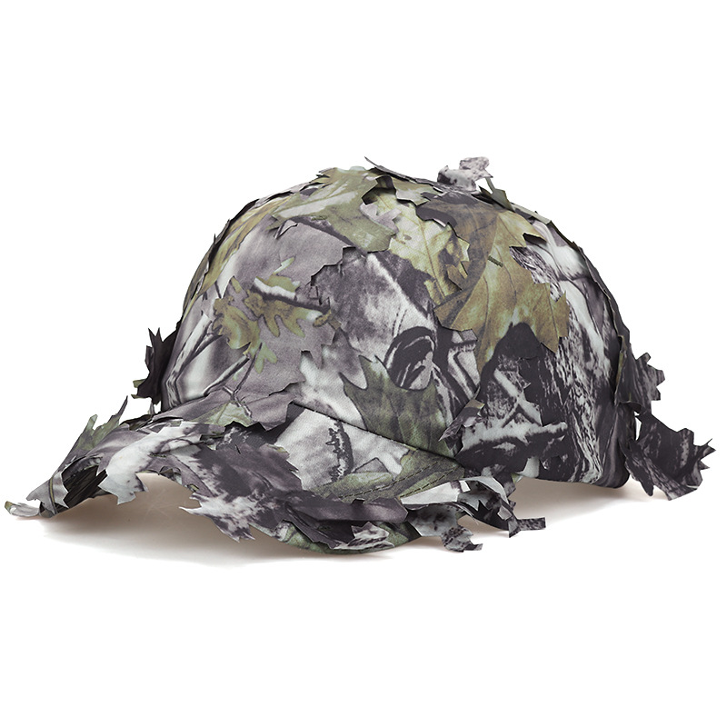 American Style Outdoor Training Leaf Mimicry Camouflage Cap photo 3