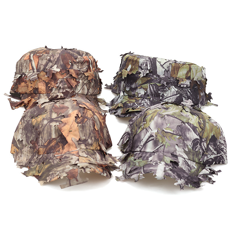 American Style Outdoor Training Leaf Mimicry Camouflage Cap photo 1