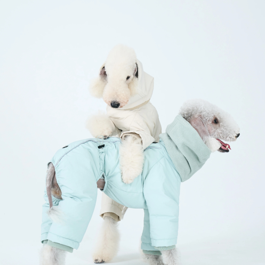 Winter Warm Down Jacket For Medium-sized Dogs Made With White Duck Down photo 1