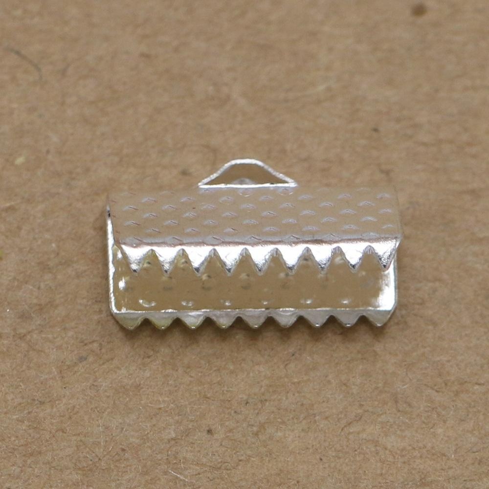 Flat Wire Clip Leather Cord Buckle Jewelry Material Accessories photo 5