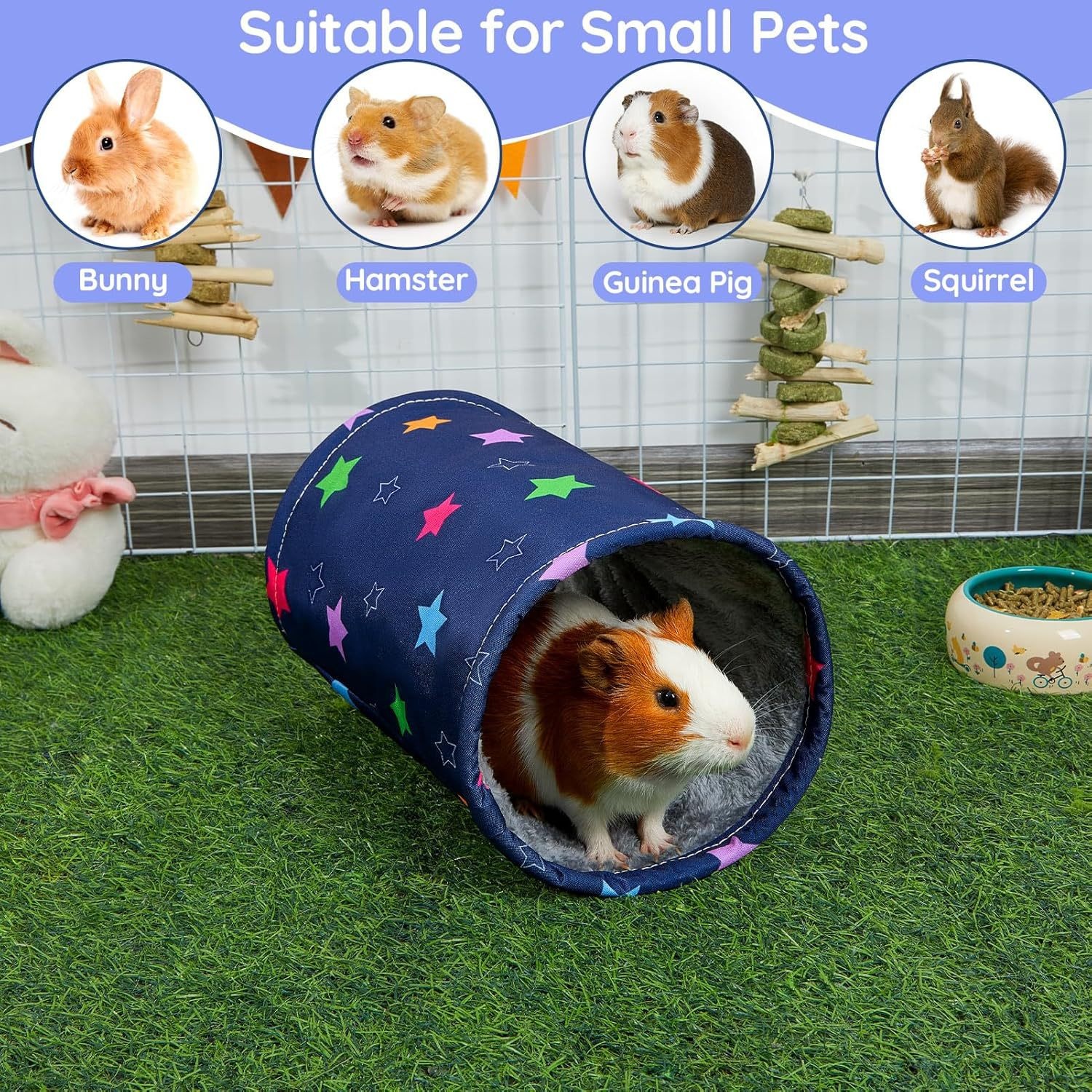 Small Animal Activity Tunnel Toy photo 1