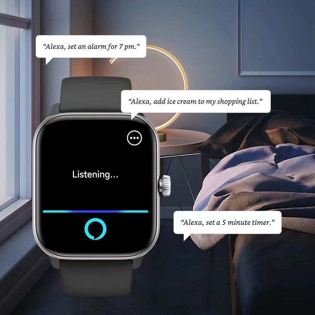 Smartwatch With Health Heart Rate And Blood Oxygen Monitoring photo 1