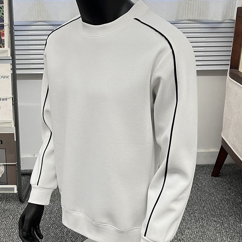 Casual Minimalist Korean-style Loose-fitting Crew-neck Top photo 1