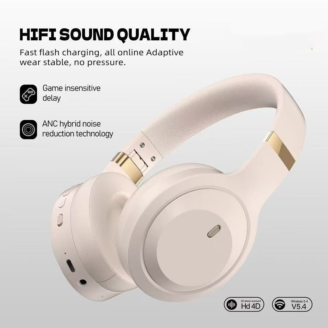 Head-mounted Bluetooth Wireless Headphones With ANC Active Noise Cancellation photo 3