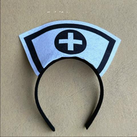 Nurse-style Headband Headdress Ball And Performance Headband photo 4
