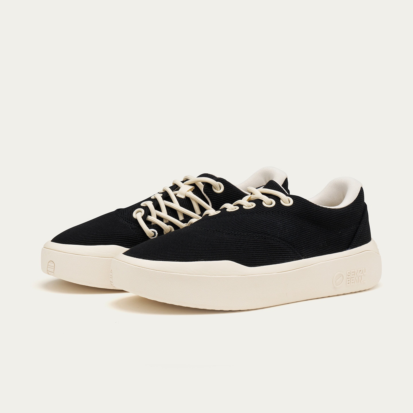 Twill Sporty-casual Low-top Flat Sneakers photo 3