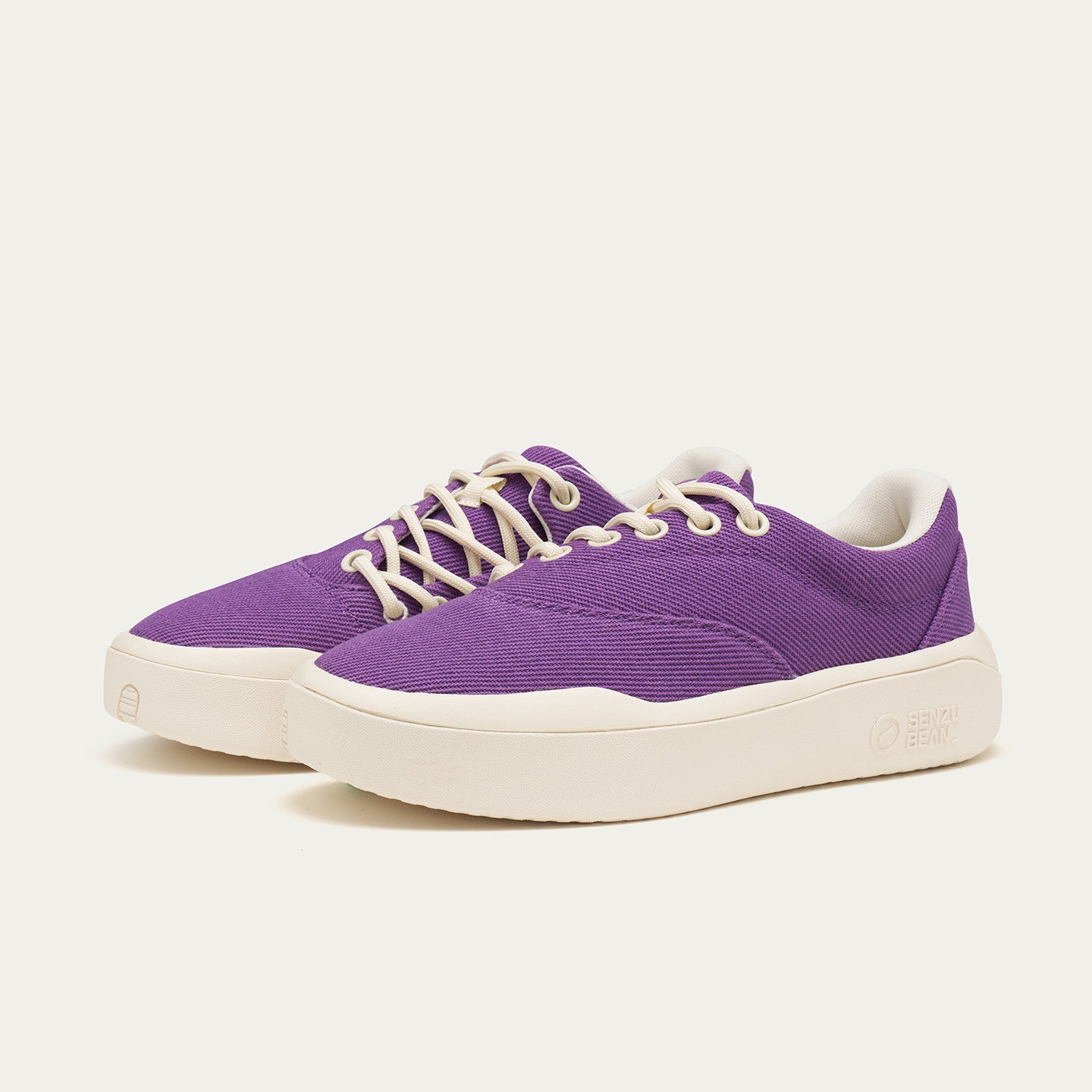 Twill Sporty-casual Low-top Flat Sneakers photo 4