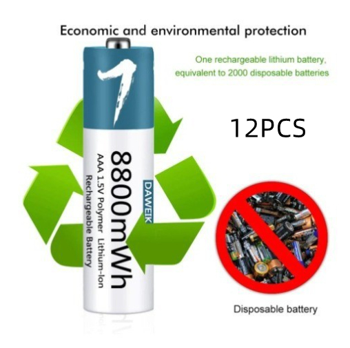 AAA Rechargeable Polymer Lithium-ion Battery photo 3