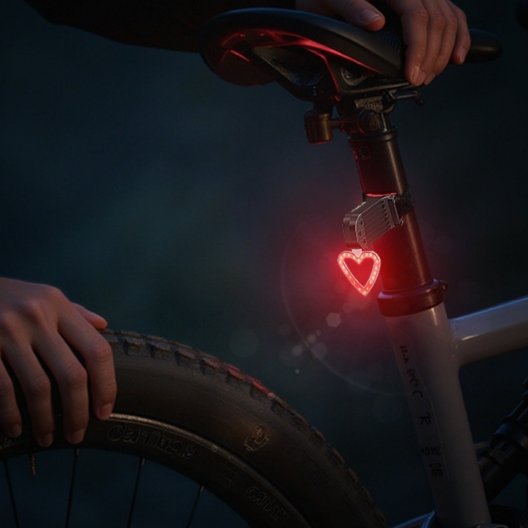 New Outdoor Night-riding Bicycle Tail Light Clamp photo 1