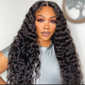 26 inch Deep Wave Wear Go Wig 7x5 HD Lace Closure 180% Draw String Glueless Wig photo 2
