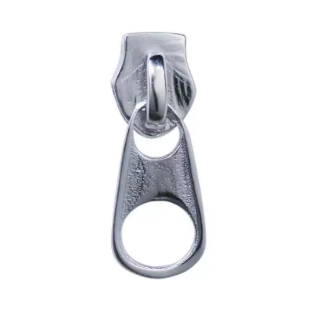 925 Pure Silver Earring Trendy INS Single Silver Jewelry Zipper photo 5
