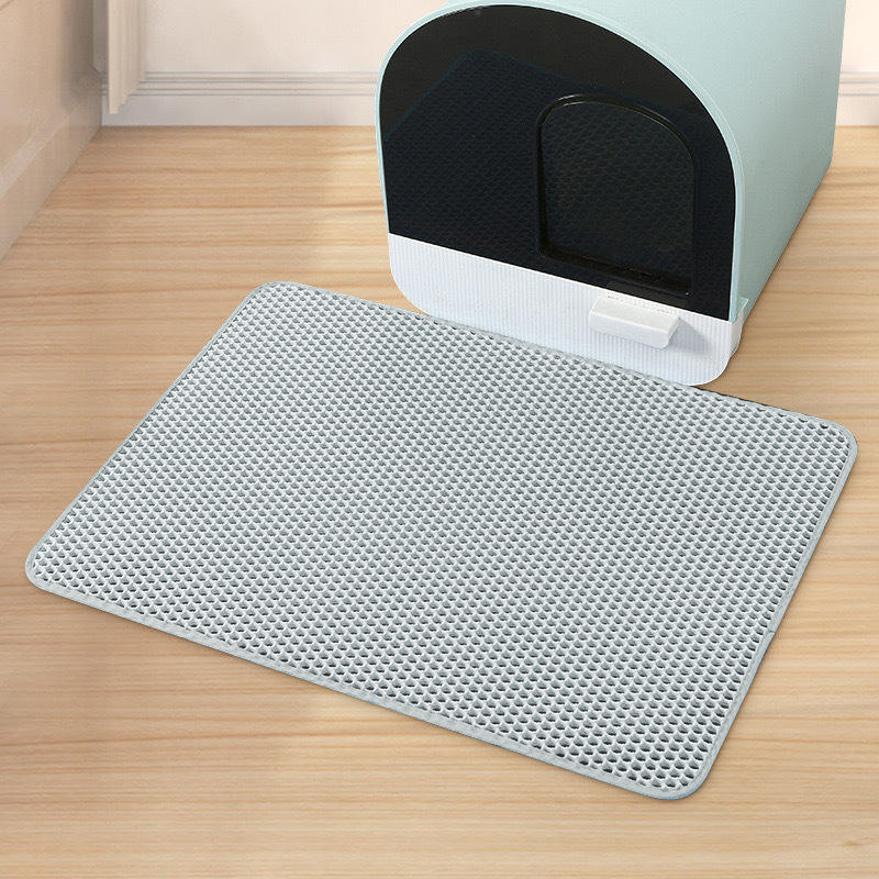 Anti Splash EVA Double-layer Cat Litter Mat photo 2