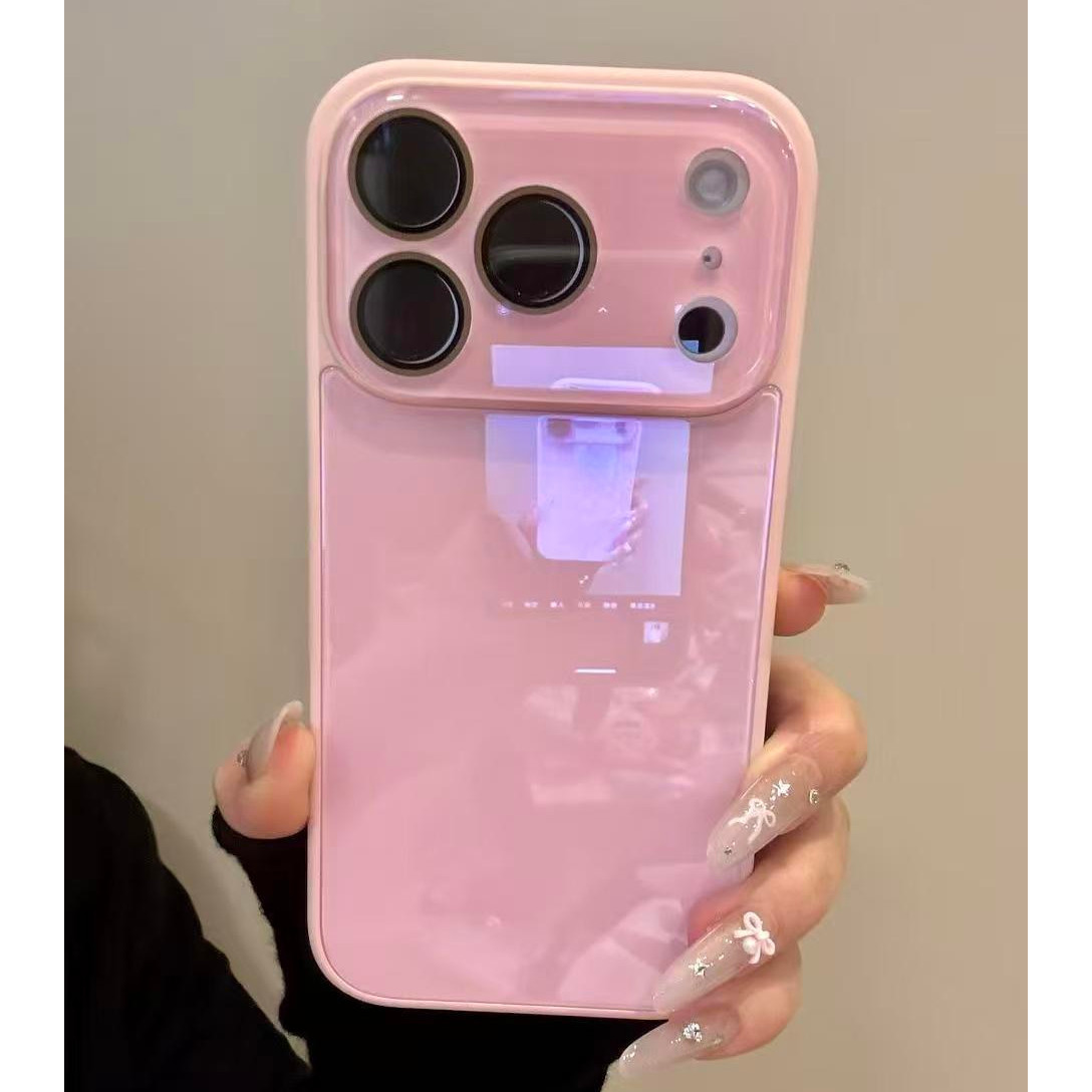Candy-colored Glossy Large-window Glass Case Minimalist Skin-feel Design photo 4