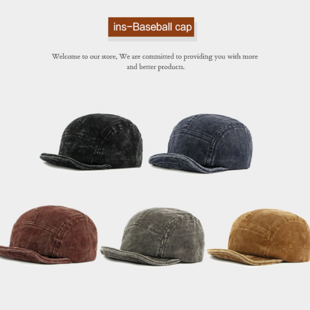 Men's Fleece-lined Vintage Minimalist Plain Hat photo 1