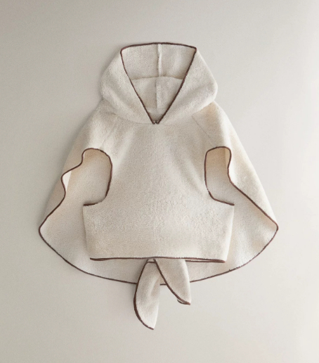 European-style Cotton Hooded Design Adjustable Belt Dog Cat Bathrobe photo 3