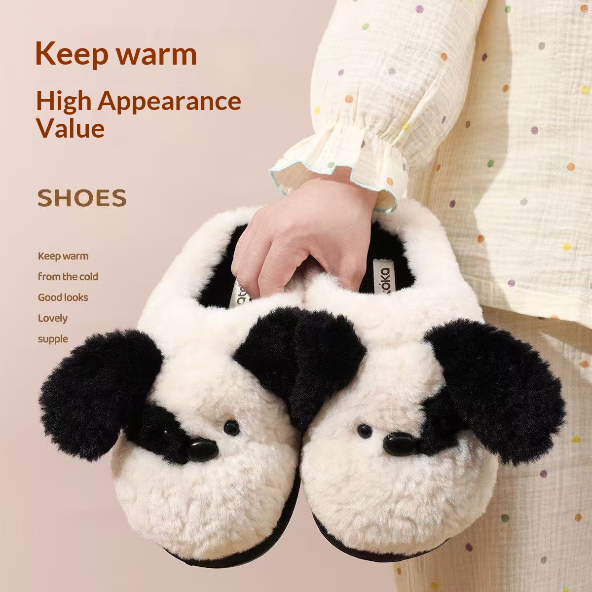 Women's Cotton Slippers Winter Warmth photo 2