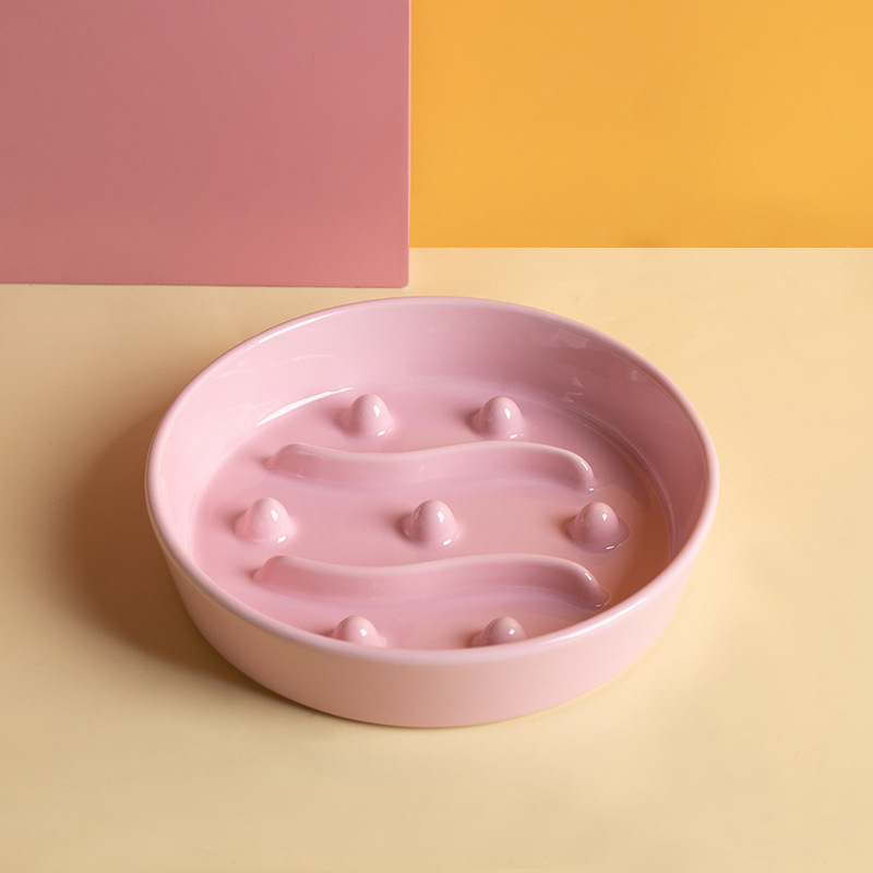 Ceramic Slow-feeding Anti-choking Pet Bowl photo 3