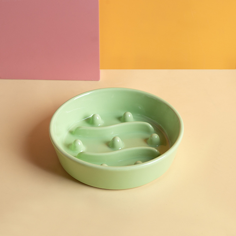 Ceramic Slow-feeding Anti-choking Pet Bowl photo 2