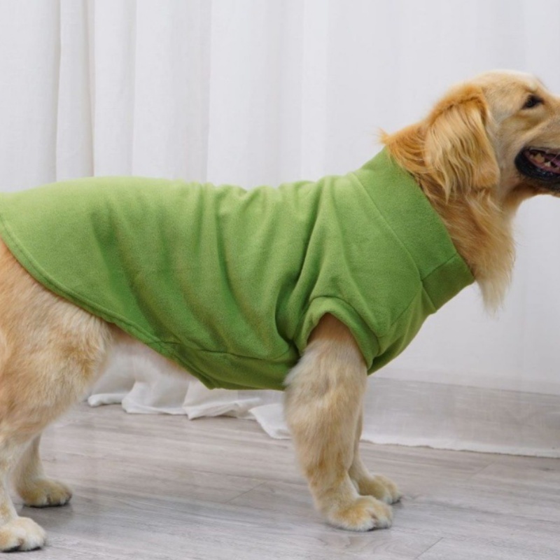 Solid-color Warm Pet Clothing For Fall And Winter photo 1