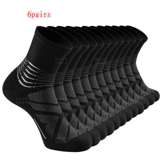 Men's Professional Sports Breathable Sweat-Absorbent Mid-Calf Socks photo 7