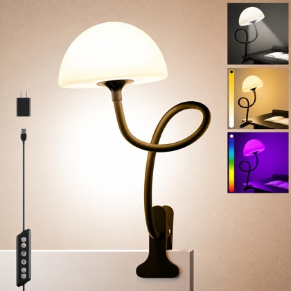 Modern Personality-adjustable Semi-circular Lampshade Table Lamp photo 3