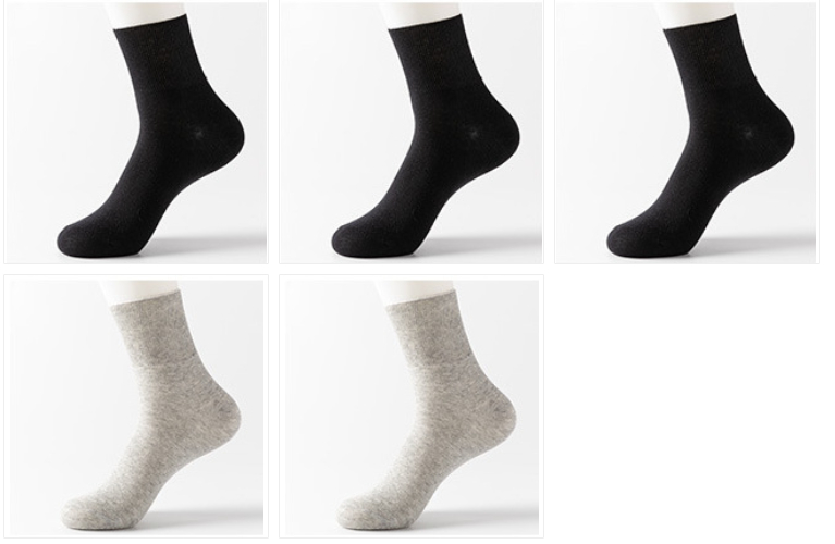 Women's Non-constricting Solid-color Mid-calf Socks photo 2