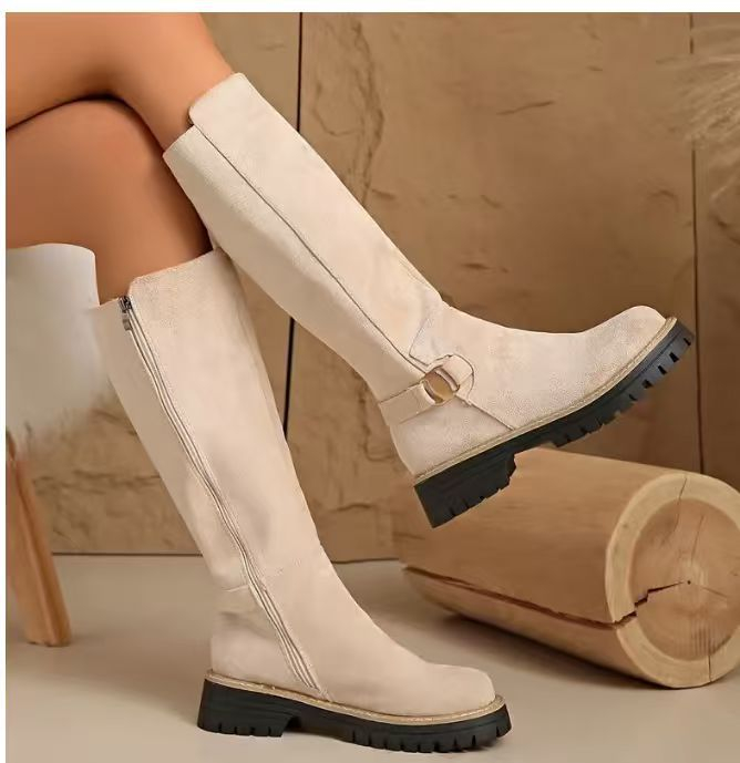 Women's Suede Over-the-knee Boots photo 4