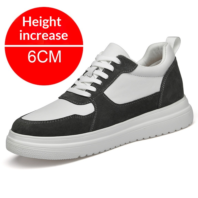 Height Increasing Insole Calf Leather Shoes Breathable photo 4