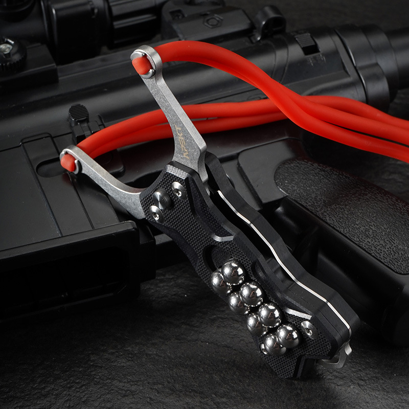 Slingshot Knife G10 Handle Outdoor Competitive EDC Tool photo 6