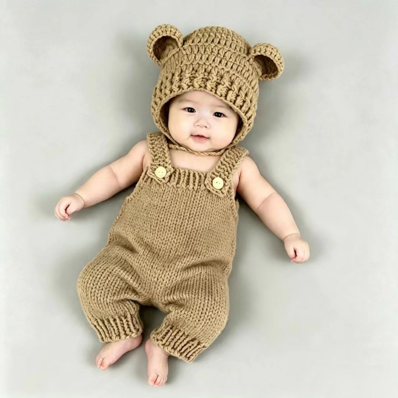 Newborn Baby Studio Photography One-month-old Outfit Set photo 4