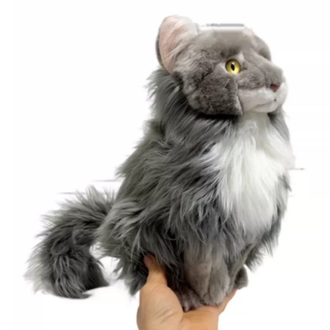 Cute Maine Coon Cat Doll, High-quality Plush Toy photo 2
