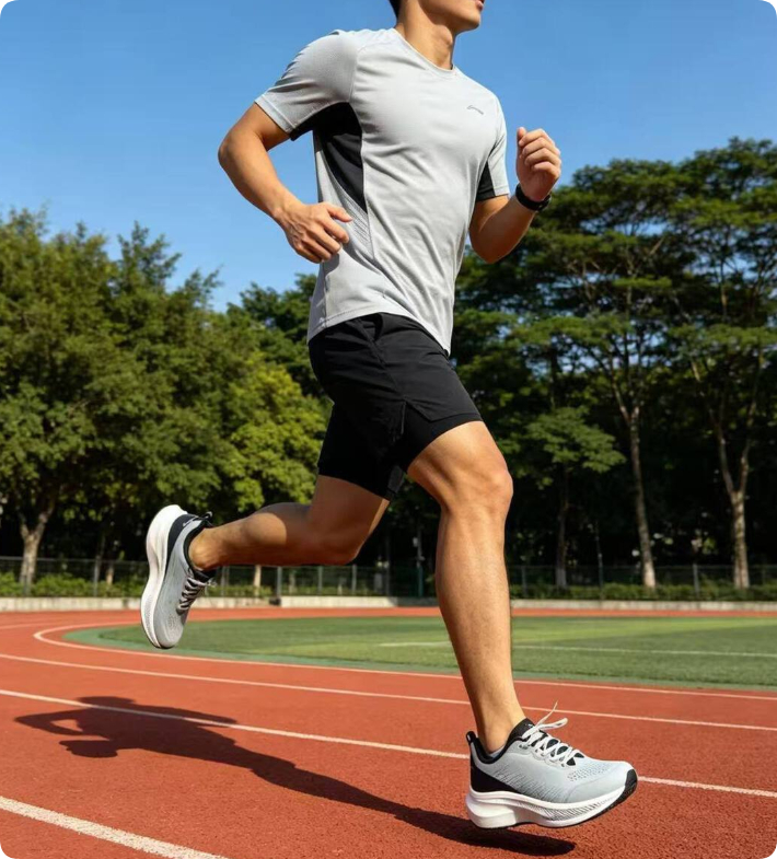 Large-size Outdoor Running Shoes For Men In Summer With Mesh Fabric photo 2