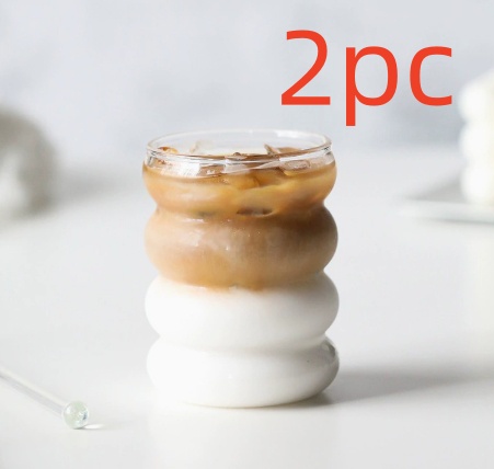 High-borosilicate Glass Cup Cute Drinking Mug photo 4