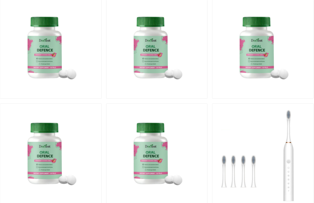 Docteat Oral Defence Oral Health Support Chewable Tablets, Strawberry Flavor, 62 Pills Dietary Supplement photo 4