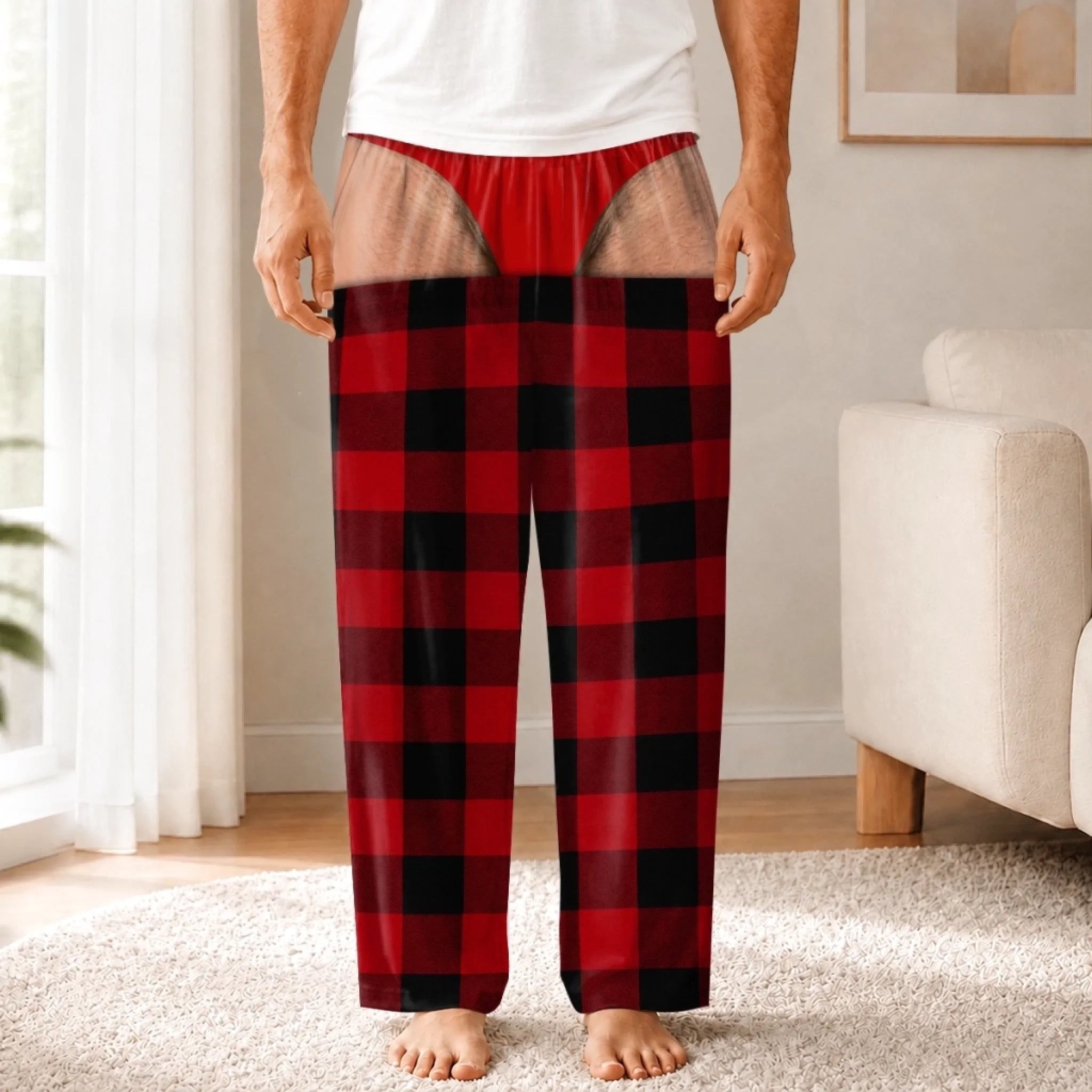 Custom Funny Pajama Pants  Personalized Christmas Birthday Gifts photo 3