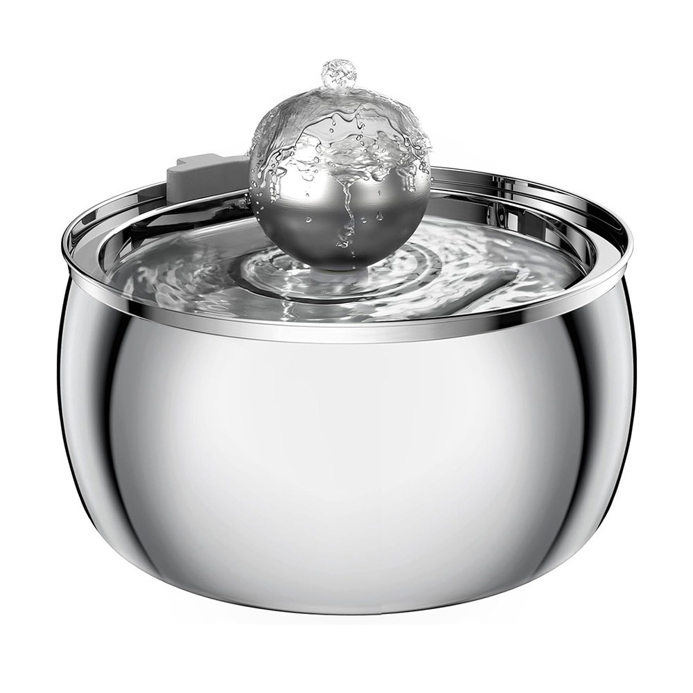 4L Water Drop Large Capacity Pet Stainless Steel Water Dispenser photo 6
