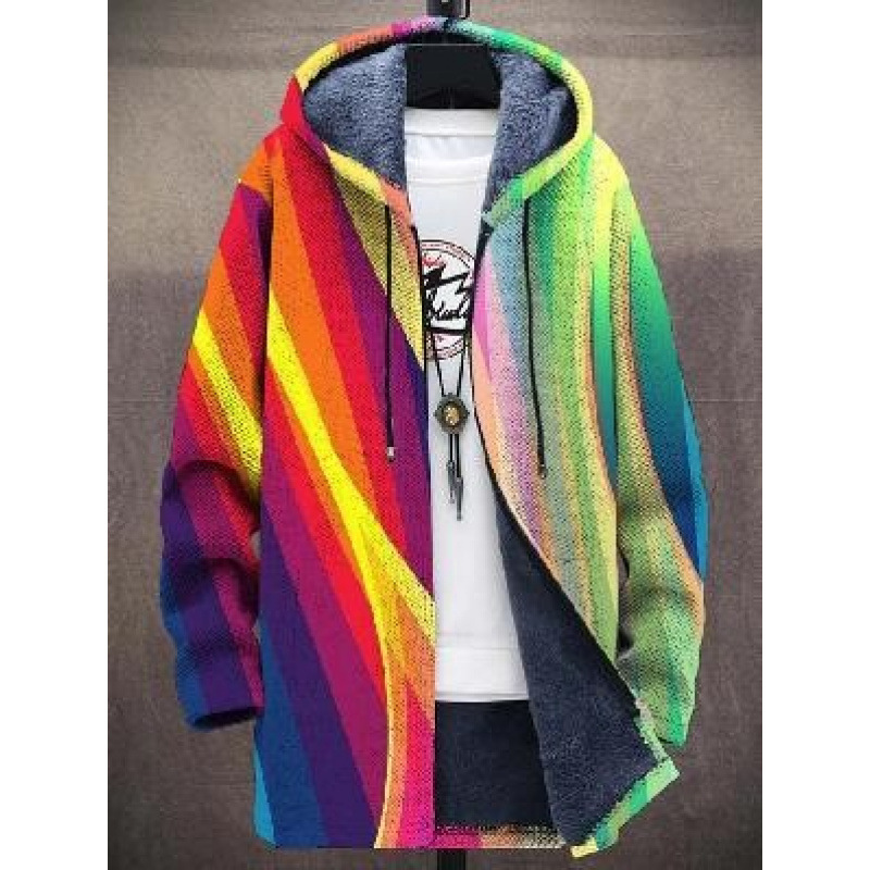 Winter Printed Fleece-lined Thickened Windproof Jacket photo 8