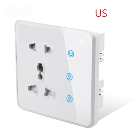 Smart 2-Light Touch Wall Multifunctional Wi-Fi Socket photo 6