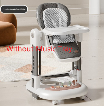 Anti-O-leg, Anti-tip Baby 3-in-1 Multifunctional High Chair photo 6