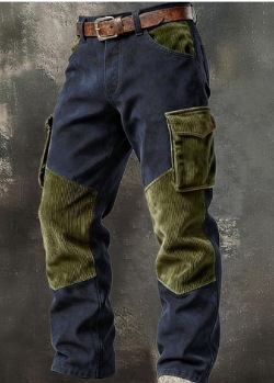 New Mens Retro Work Pants In A Punk Style photo 6