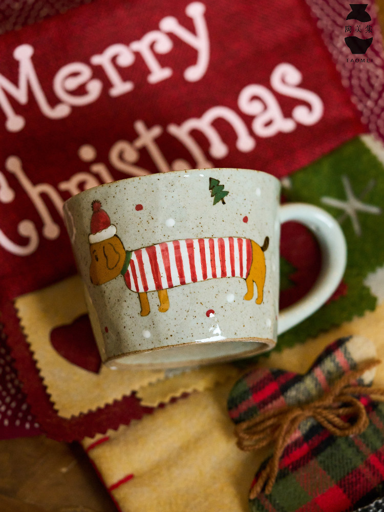 Taomeiji Retro Christmas Tea Cup High-Style Mug photo 2