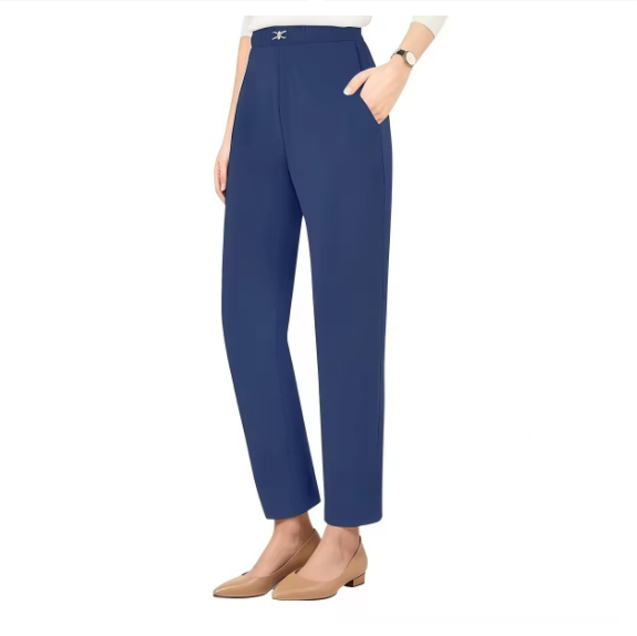 Women's Casual Pants, Elastic-waist, Slim-fit Trousers photo 3