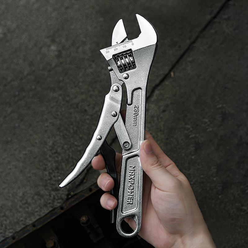 Multi-functional Non-slip Locking Adjustable Wrench photo 1