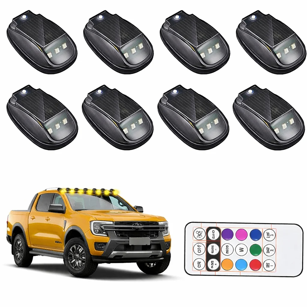 Modified Warning Solar LED Roof Light For Truck And Pickup Truck Roofs photo 8