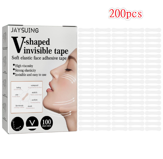 Daily Facial Skincare V-shaped Face Invisible Tape photo 2