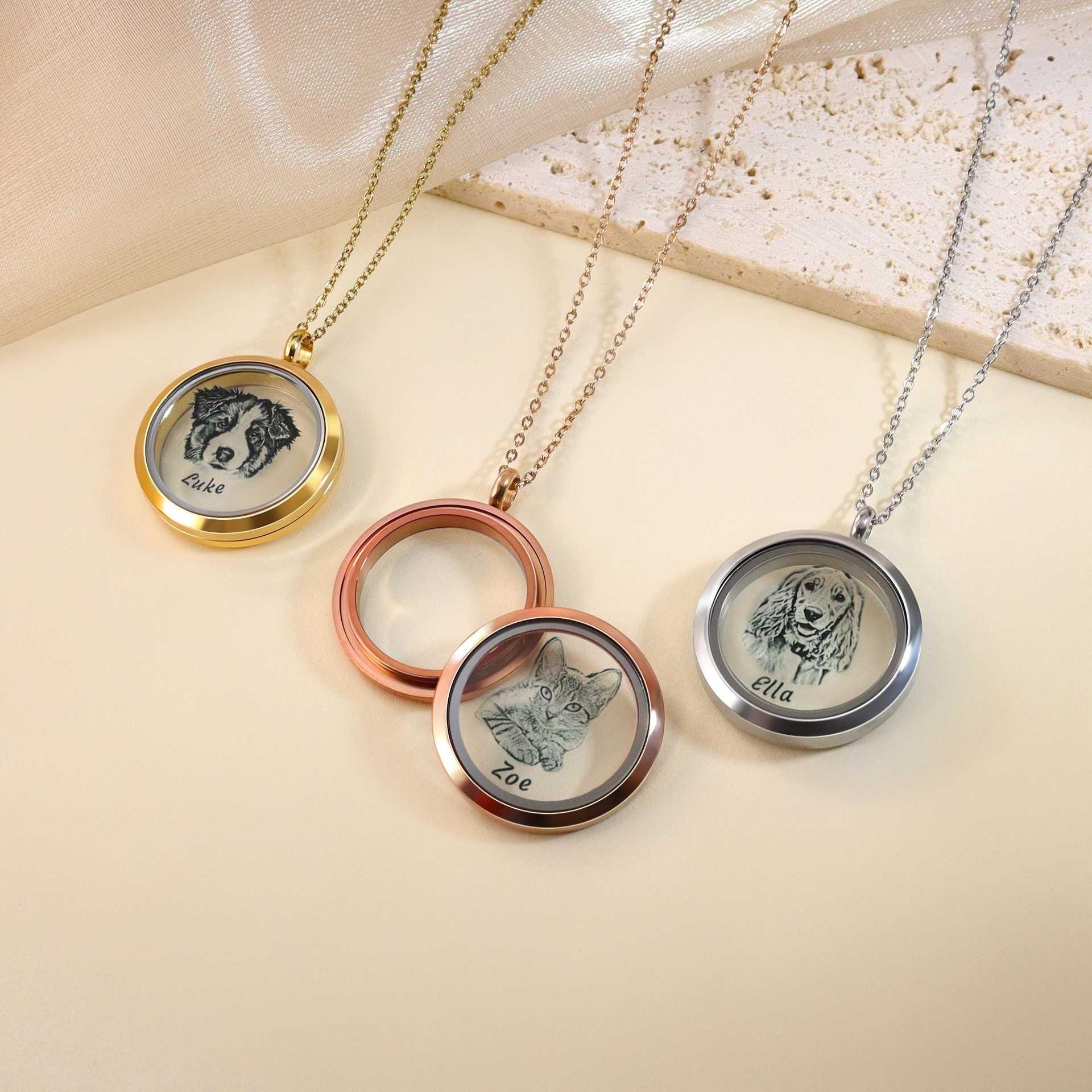 Pet Photo DIY Carving Commemorative Necklace photo 1