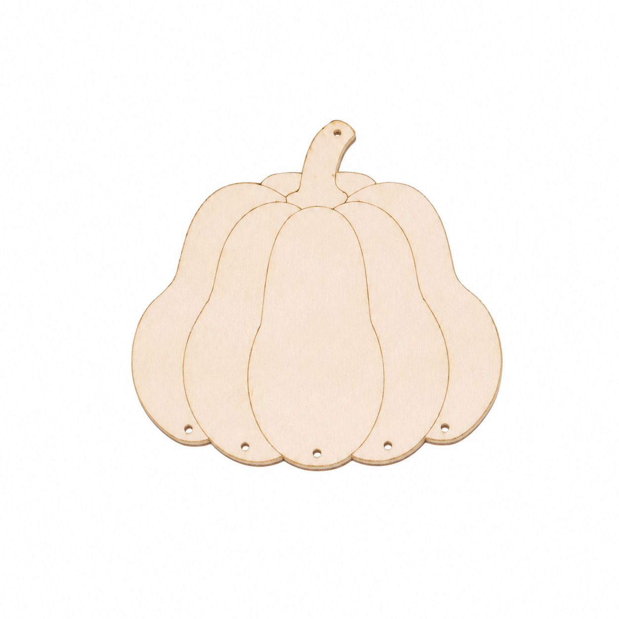 Wooden Pumpkin Wind Chime DIY Craft Kit Pendant Decoration photo 4