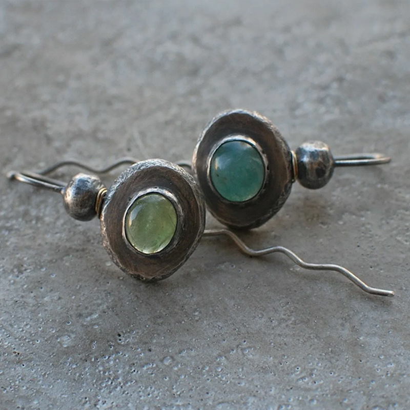 Creative Long Looped Wire Hook-shaped Earrings photo 1